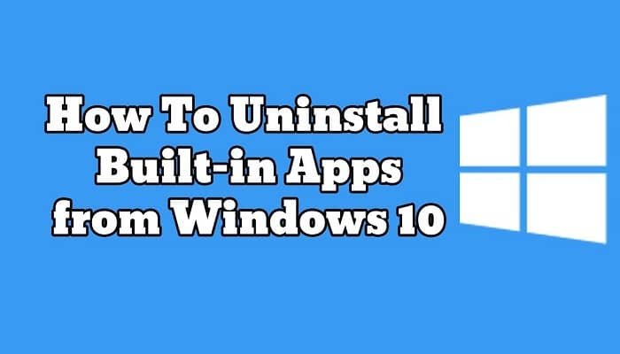 Delete Pre-Installed Apps